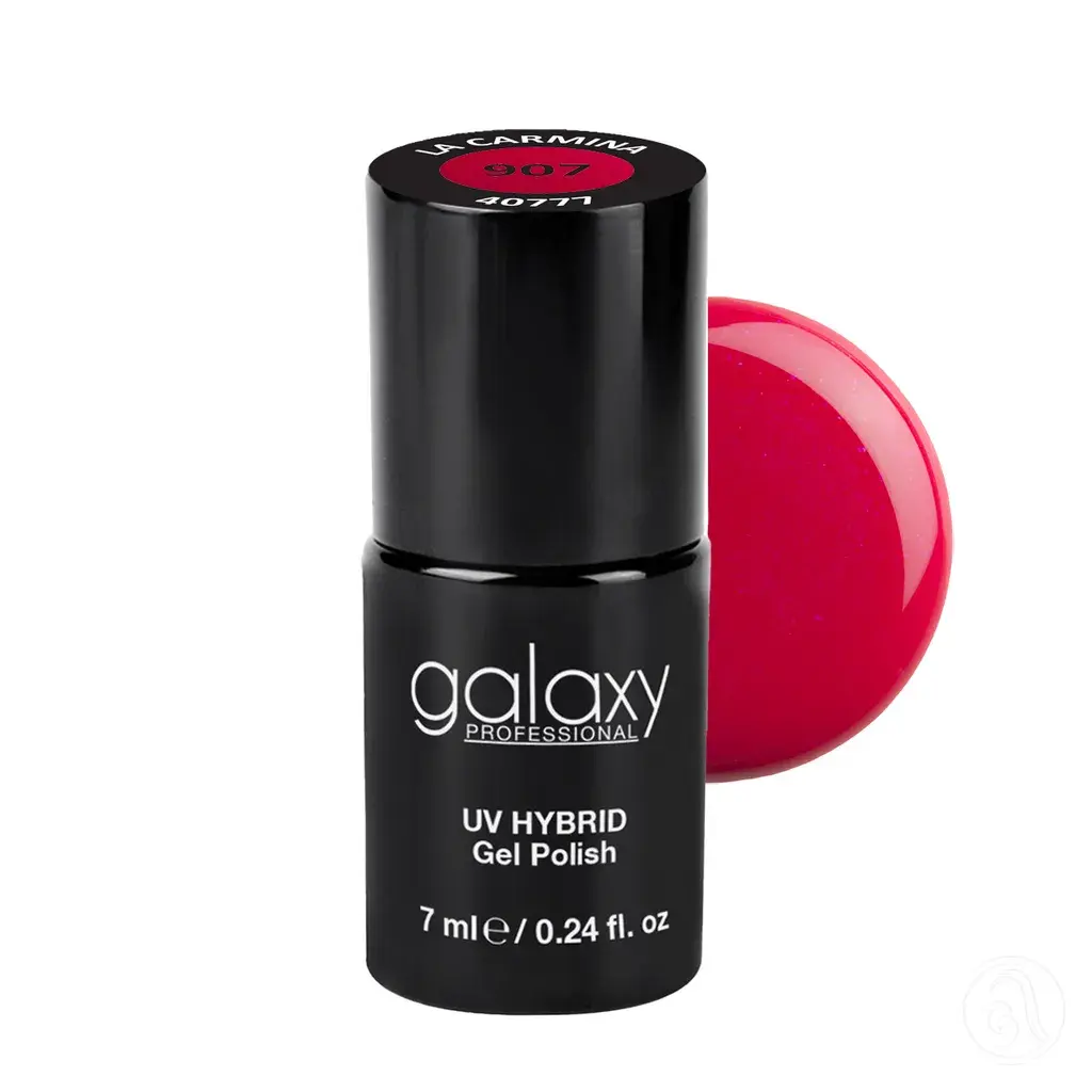 Galaxy Professional Trajni Lak Za Nokte Uv/Led Hybrid 7Ml - La Carmina S907