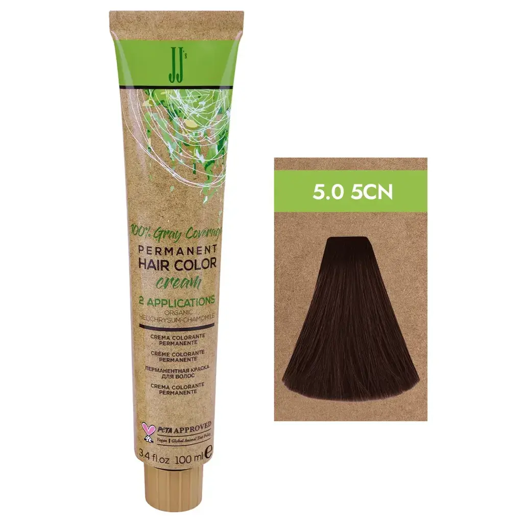 Jj Farba Za Kosu "S Gray Coverage 100Ml - 5.0-5Cn Prirodna Hladna Svetlobraon