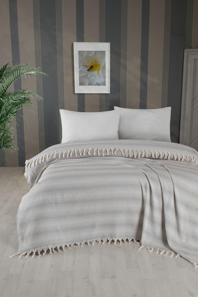 L'essentiel Maison Double pique Milo, 200x230 cm, siva