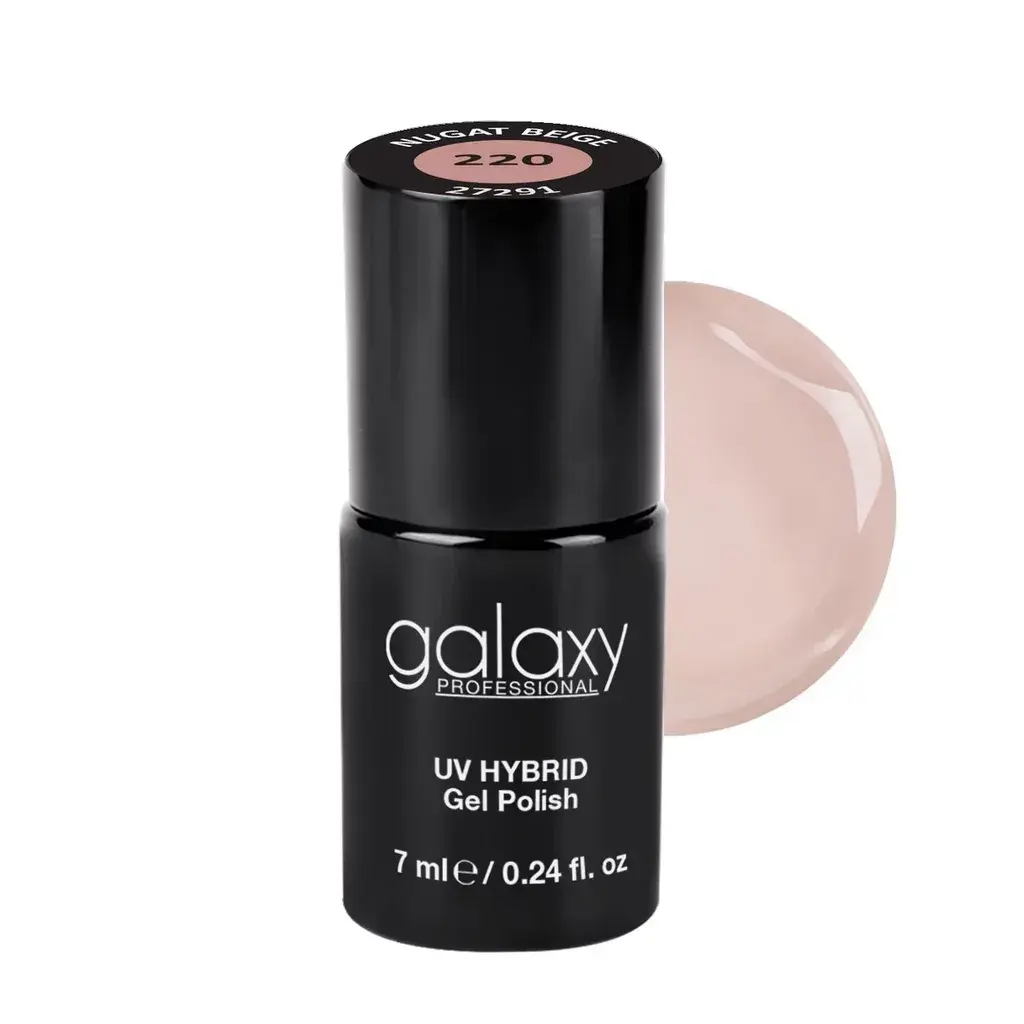 Galaxy Professional Trajni Lak Za Nokte Uv/Led Hybrid 7Ml - Nugat Beige S220