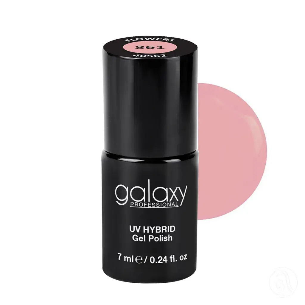 Galaxy Professional Trajni Lak Za Nokte Uv/Led Hybrid 7Ml - Flowers S861