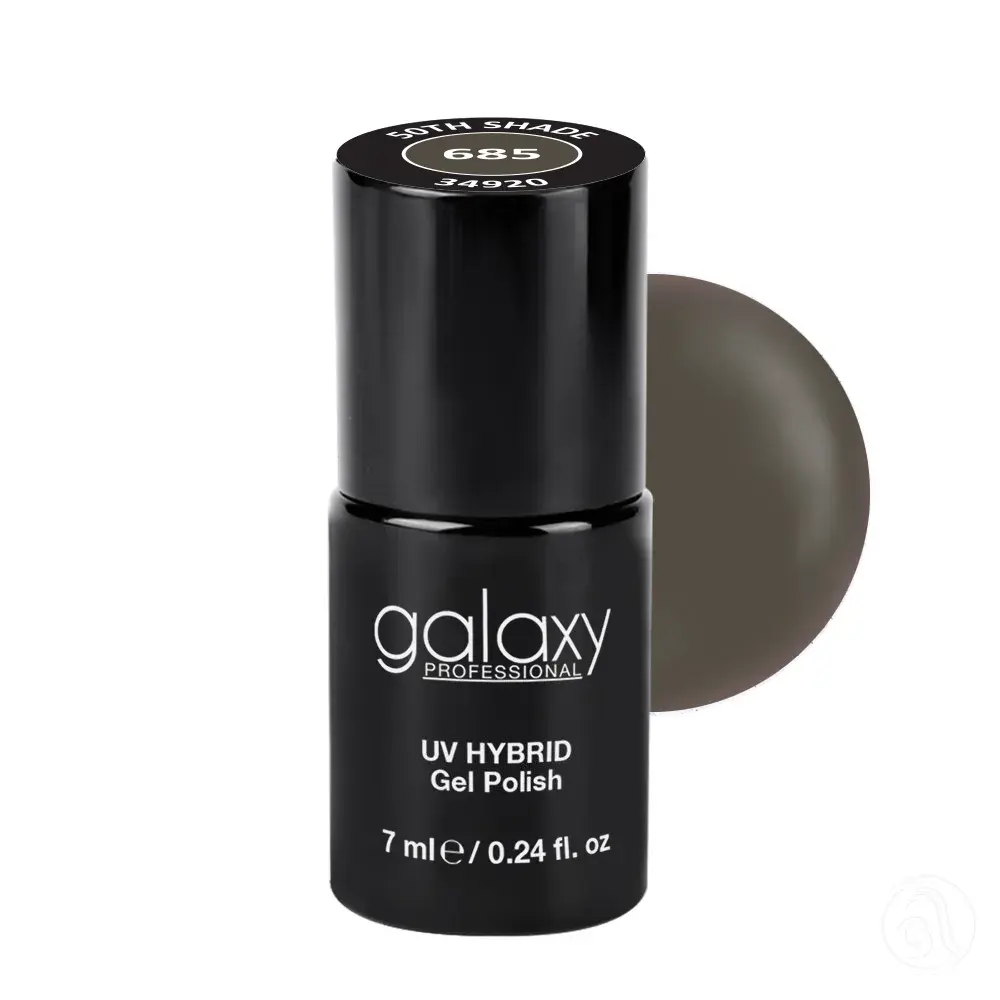 Galaxy Professional Trajni Lak Za Nokte Uv/Led Hybrid 7Ml - 50Th Shade S685