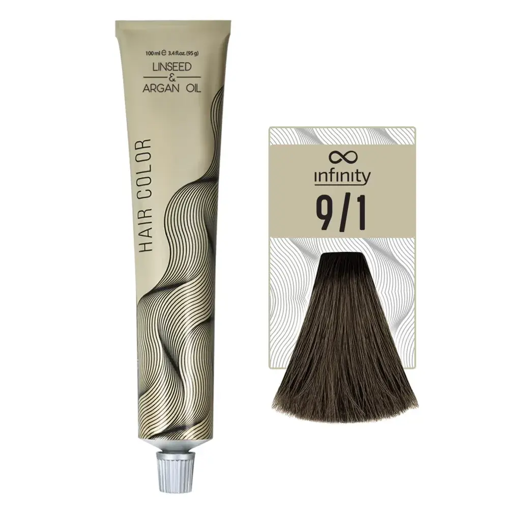 Infinity Farba Za Kosu  100Ml - Pepeljasta Svetloplava 9/1