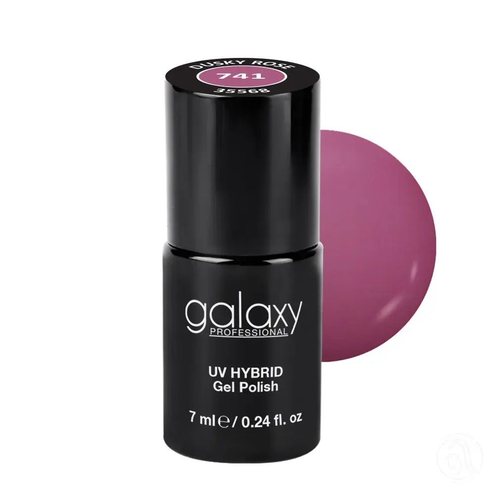 Galaxy Professional Trajni Lak Za Nokte Uv/Led Hybrid 7Ml - Dusky Rose S741