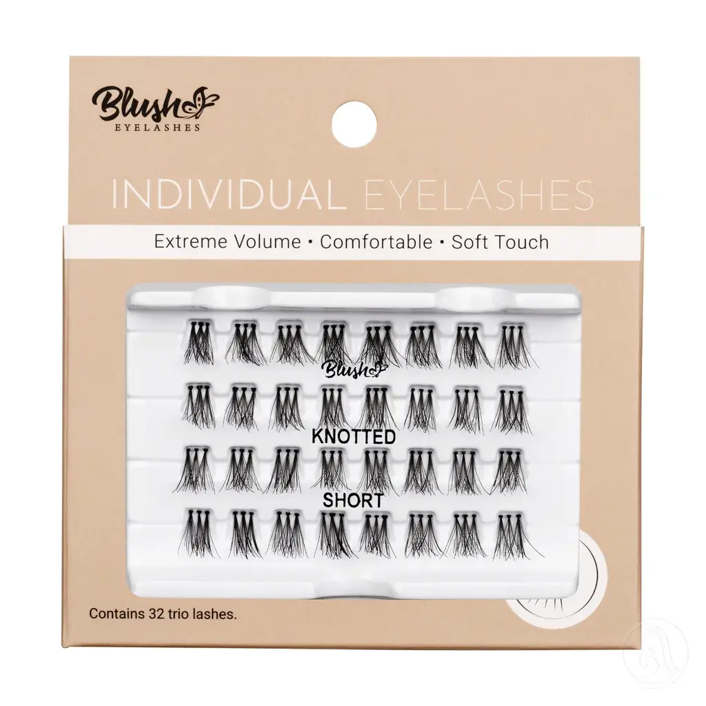 Blush Individualne Trepavice Sa Čvorićima - Extreme Volume Short 550