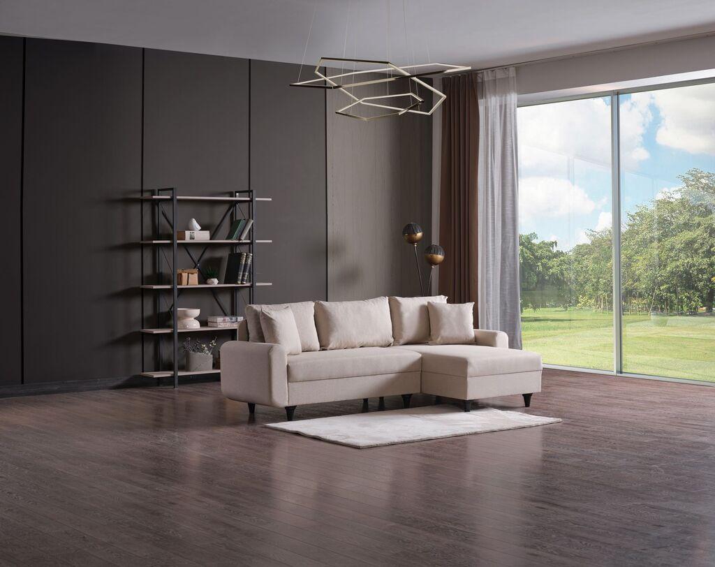Atelier del Sofa Kutna sofa na razvlačenje Flavia, 230x72x125 cm, Bež