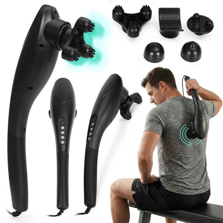 ModernHome Ručni vibrirajući masažer za tijelo, 5 nastavaka, 20W