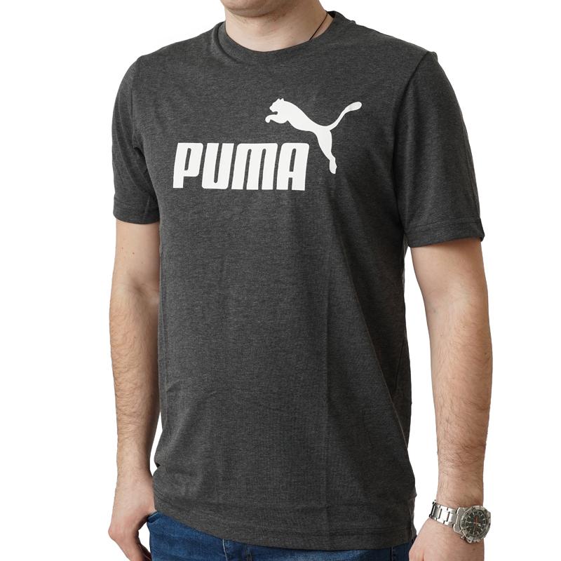 PUMA muška majica kratkih rukava ESS NO. 1 Logo Heather Tee, tamno siva