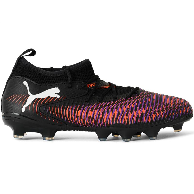 PUMA Dječije kopačke za fudbal Future 8 Match FG/AG JR, crno-ljubičaste