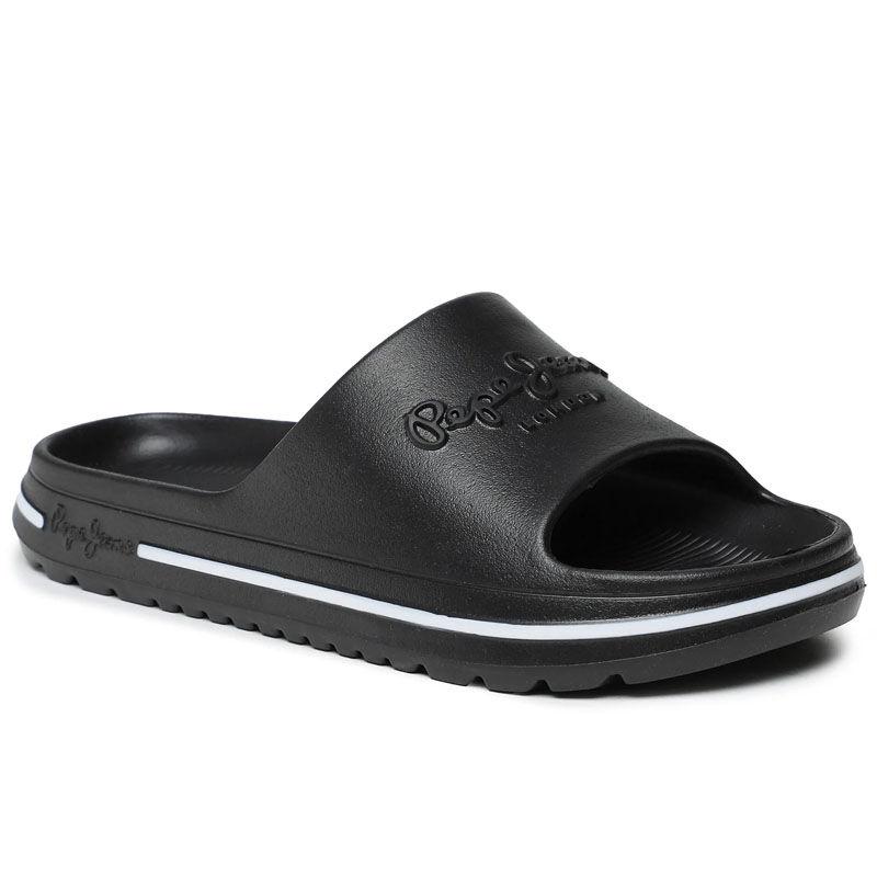 Pepe Jeans Ženske papuče Beach Slide, Crne