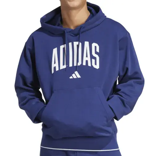 Adidas Muški duks sa kapuljačom Collegiate, Ljubičasti