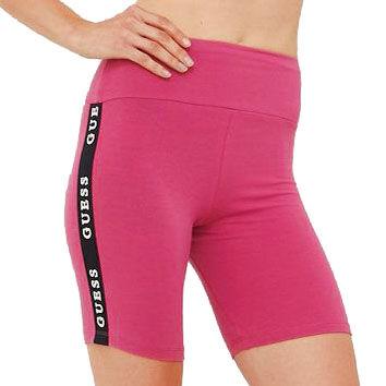 Guess Ženski šorc Aline Biker Eco, Roze