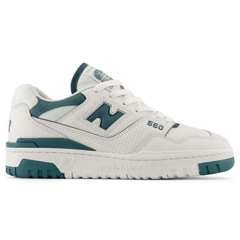 New Balance Ženske patike 550, Bijelo-zelene