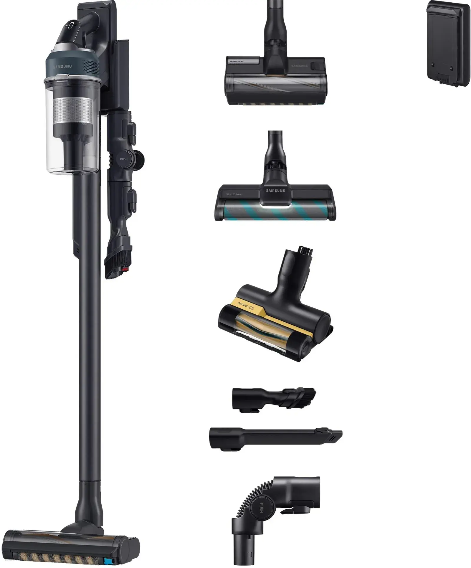 Samsung Vs20C8524Tb/Ge Usisivač Jet 85 Complete, Hexa Jet Motor, 210W,Autonomija Do 1H,25.2V, Crna