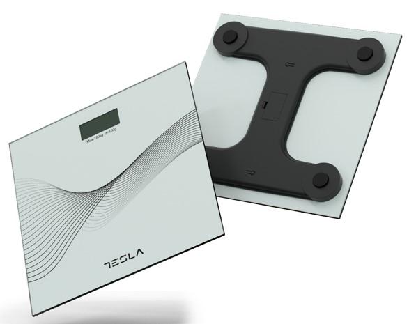 Tesla Bs103W Tjelesna Vaga, Raspon Mjerenja 3Kg-180Kg, Auto Shut-Off, Bijela