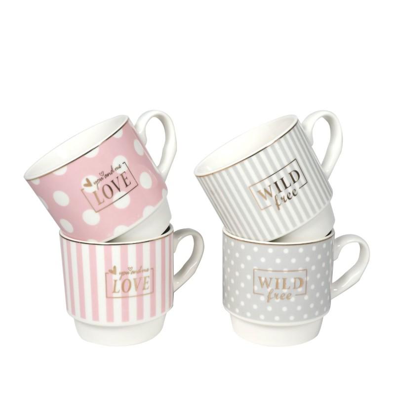 Sigma šolje na stalku 4/1 RXG-GB20017, Šarena