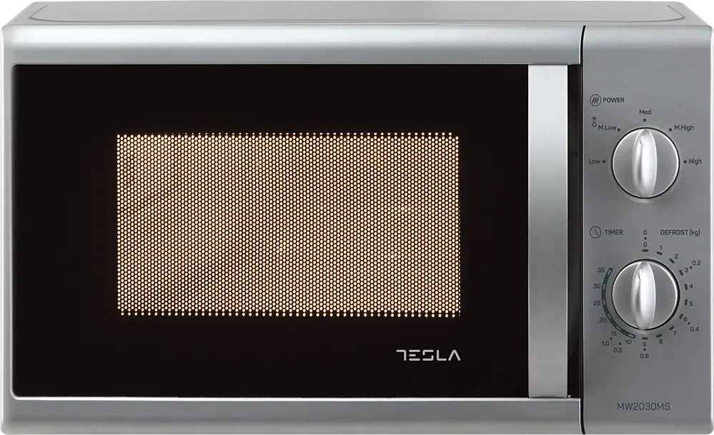 Tesla Mw2030Ms Mikrotalasna Pećnica, Mehaničke Komande, 20L, 700W, Tajmer, Siva