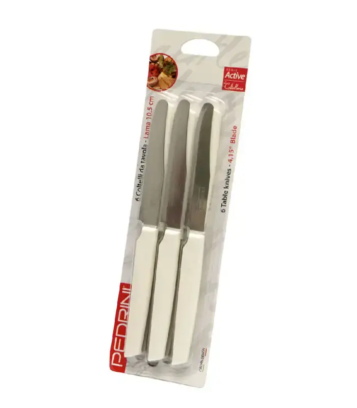 Set noževa 04Gd027, 6 komada, Bijeli