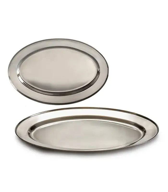 Tanjir ovalni 37649, 40 cm, Inox
