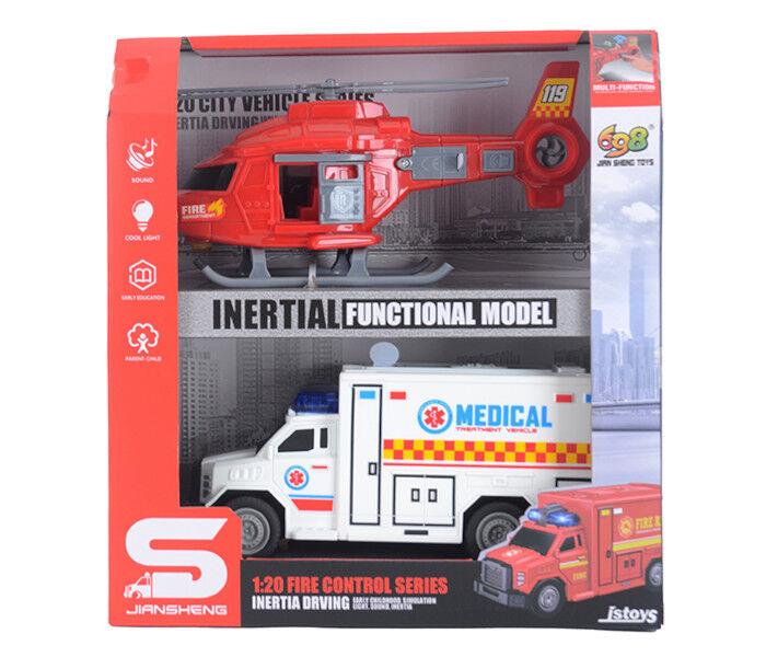 Igračka za djecu Ambulatno vozilo sa helikopterom