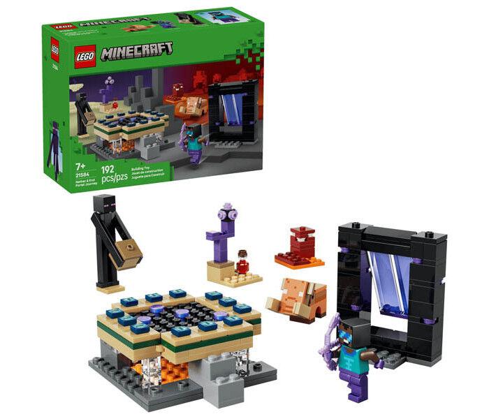 Lego kocke Nether & End Portal Journey Minecraft