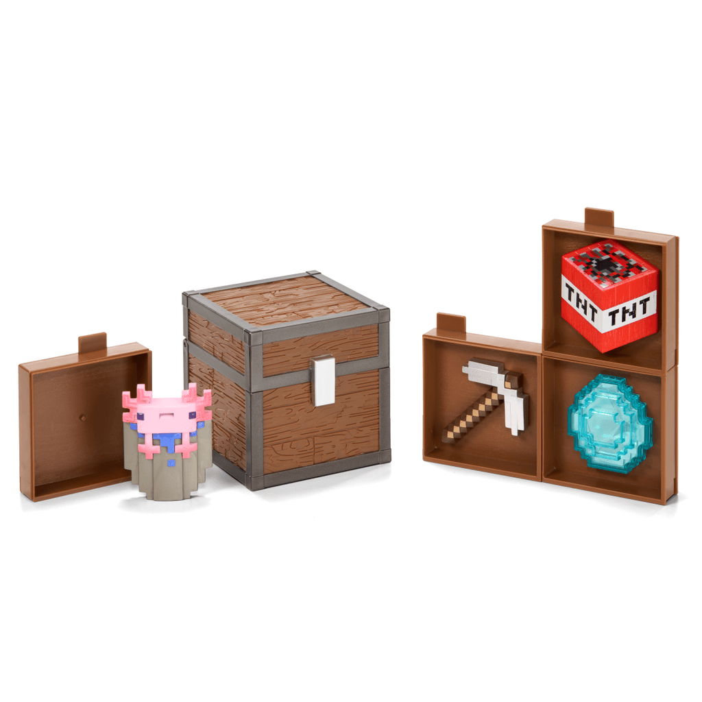 Minecraft Figurica Action Inventory Chest - Caves