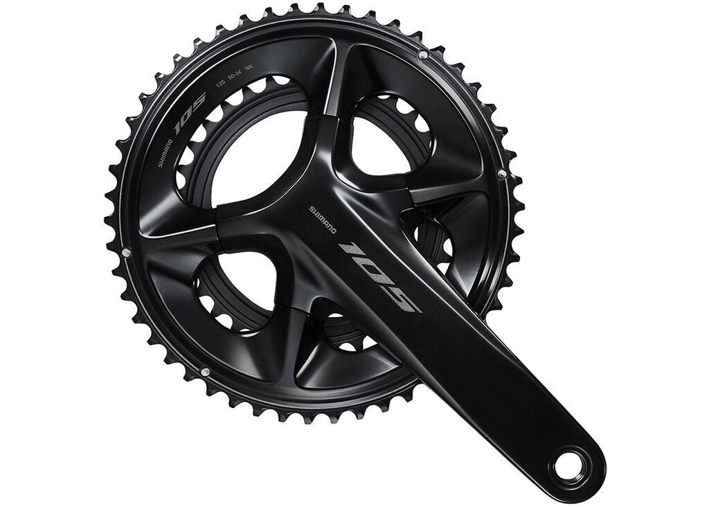 Shimano Pogon 105 Fc-R7100 52-36T 12 B 172.5mm, Crni
