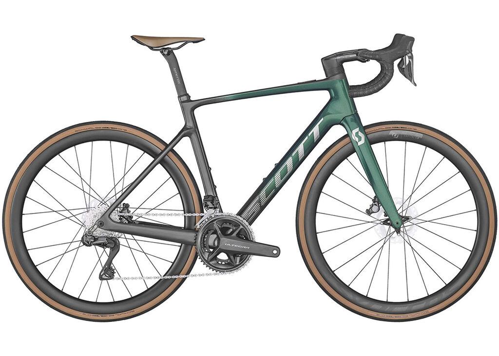 Scott Električni bicikl Addict Eride 10, L-56 cm, Zeleni