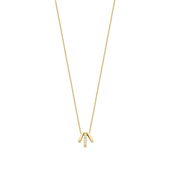 Blush ogrlica 3122YZI 14kt žuto zlato sa cirkonom