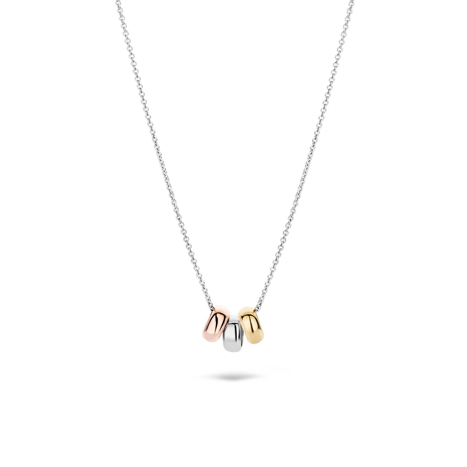 Blush ogrlica 3055WYR 14kt bijelo, roze i žuto zlato