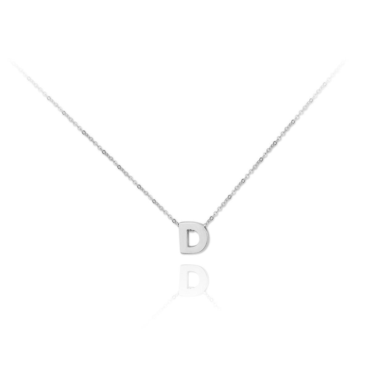 Dameo Tiny Letters Ogrlica D - Silver 177004A