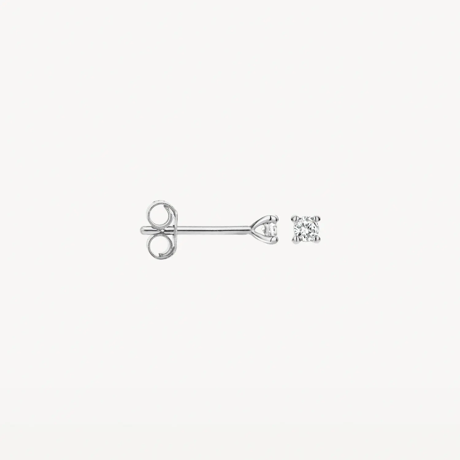 Blush minđušE 7601WDI - 14k bijelo zlato sa dijamantima