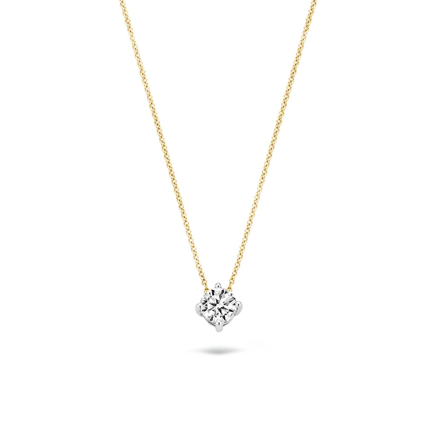 Blush ogrlica 3057BZI 14kt žuto i bijelo zlato