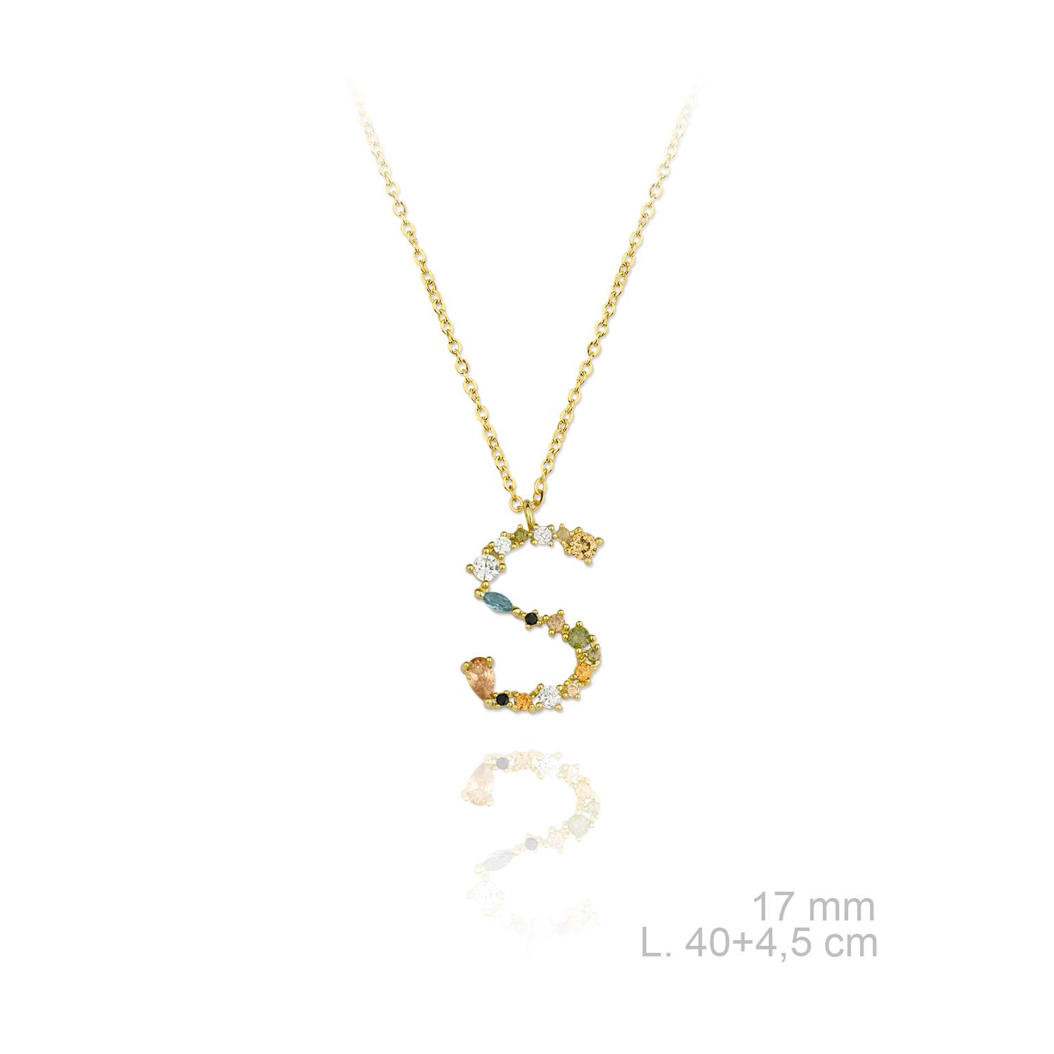 Dameo Letters Ogrlica S Gold 175143CO