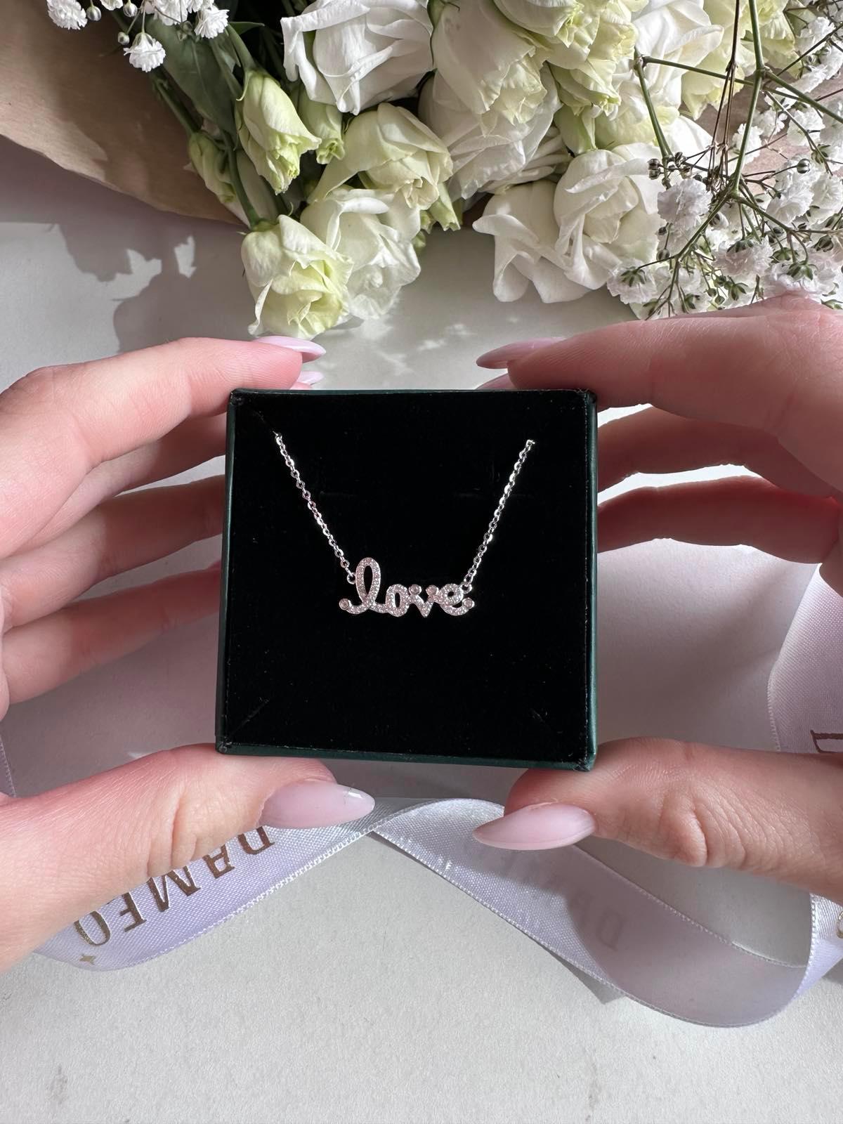 Dameo Ogrlica Love - srebro 925 i cirkon