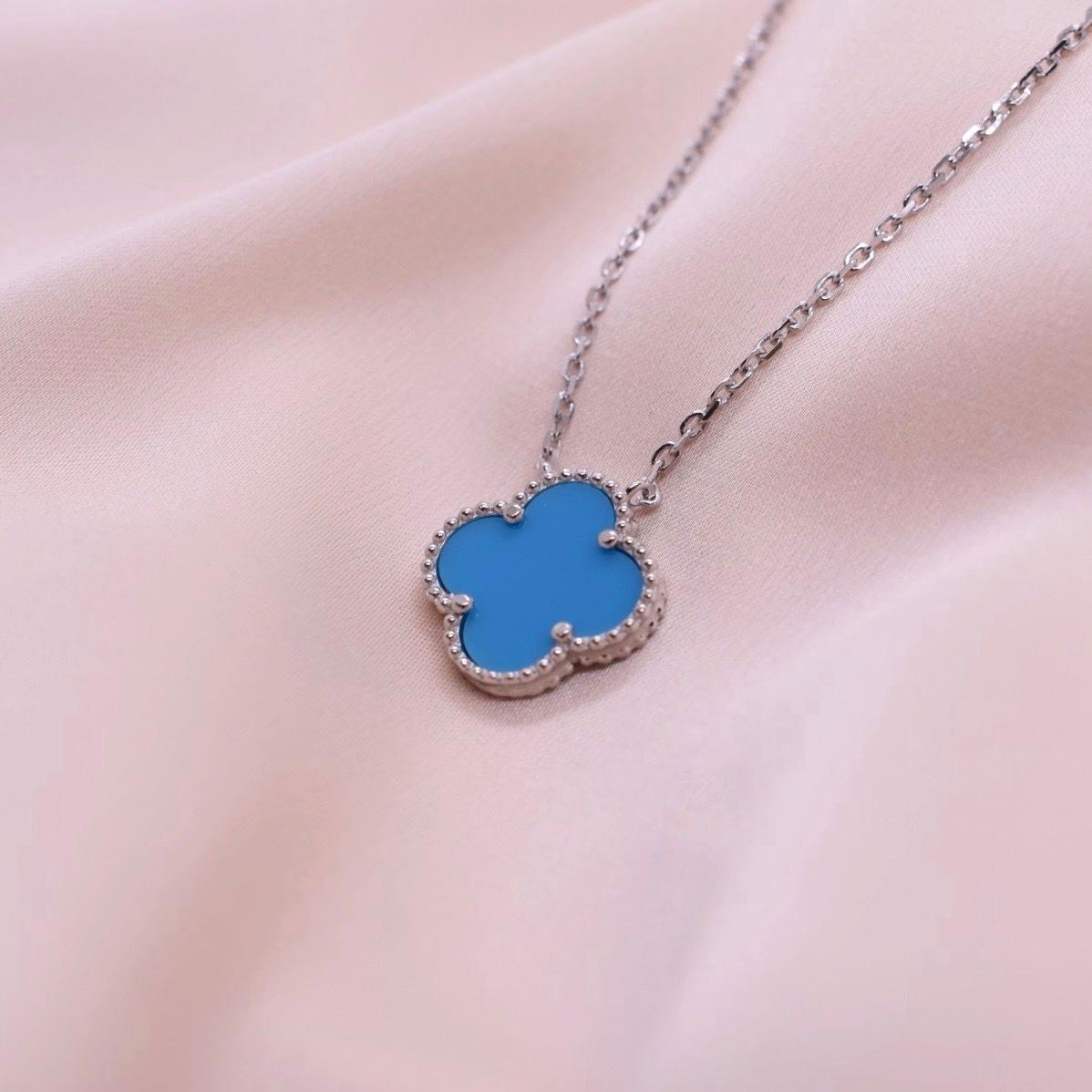 Dameo Ogrlica Most Wanted Silver Blue Large - srebro 925