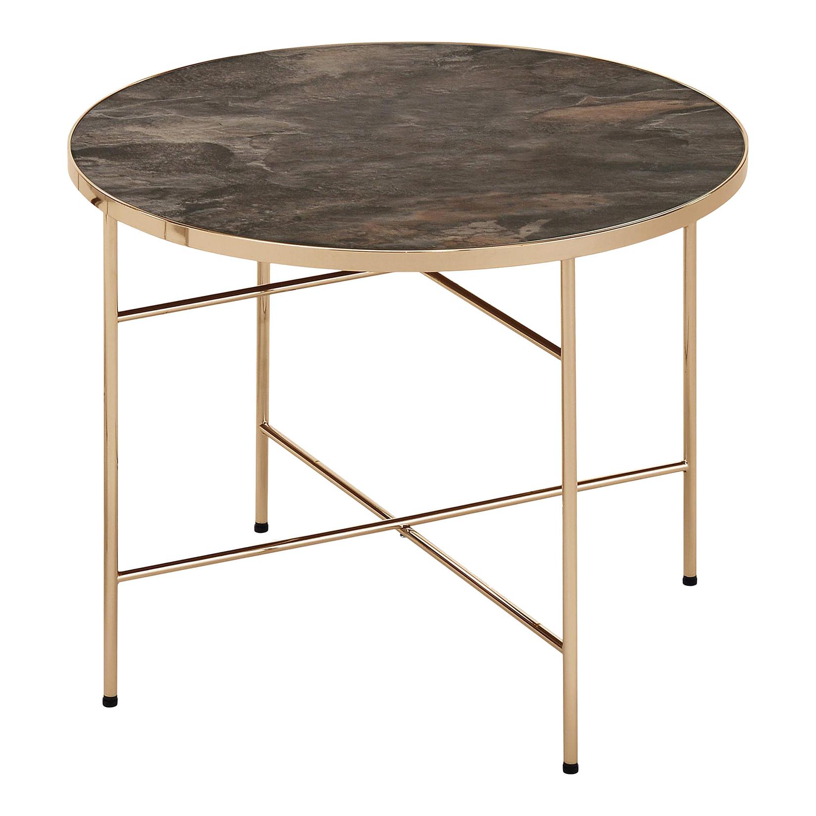 Commodo Klub sto Isabelle zlatni