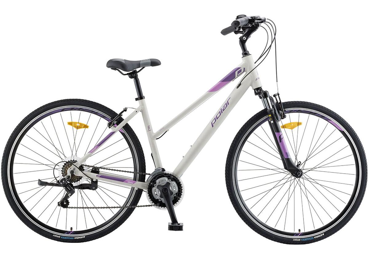 Polar Ženski bicikl Athena FS, 28", Srebrnoljubičasti