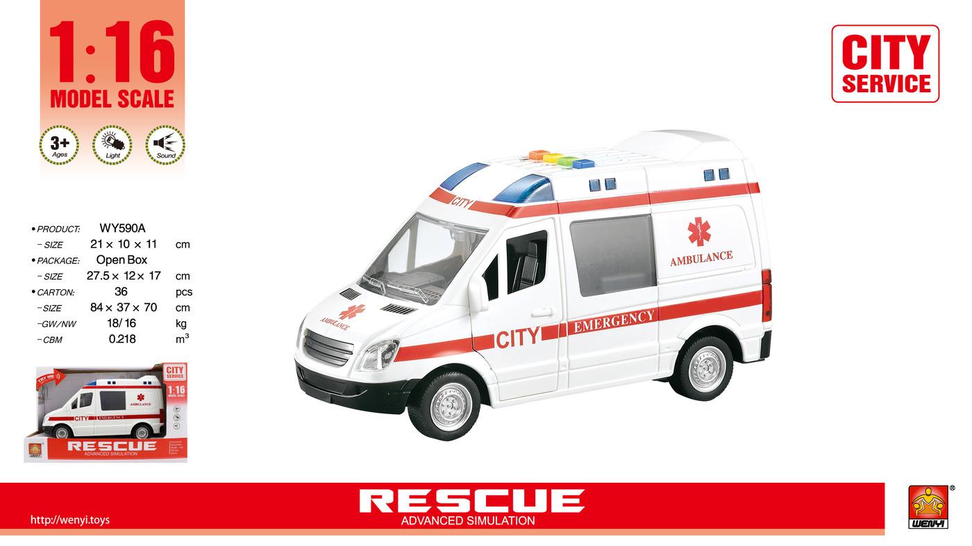 Kola Hitne Pomoci Sa Svijetlom I Muzikom Wenyi