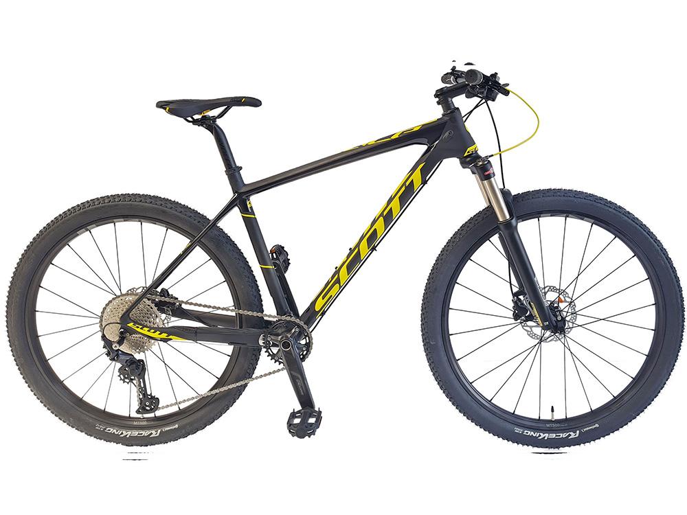 Scott Muški bicikl Scale 700 RC, 27.5", Crnožuti