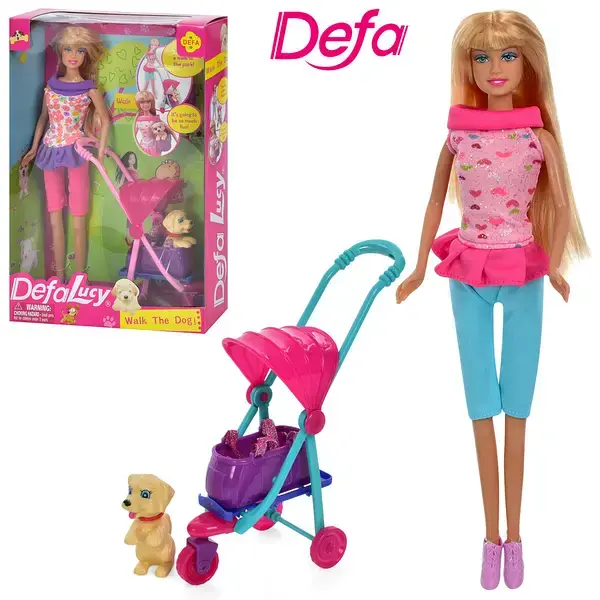 Lutka Defa U Setnji Sa Psom 8205