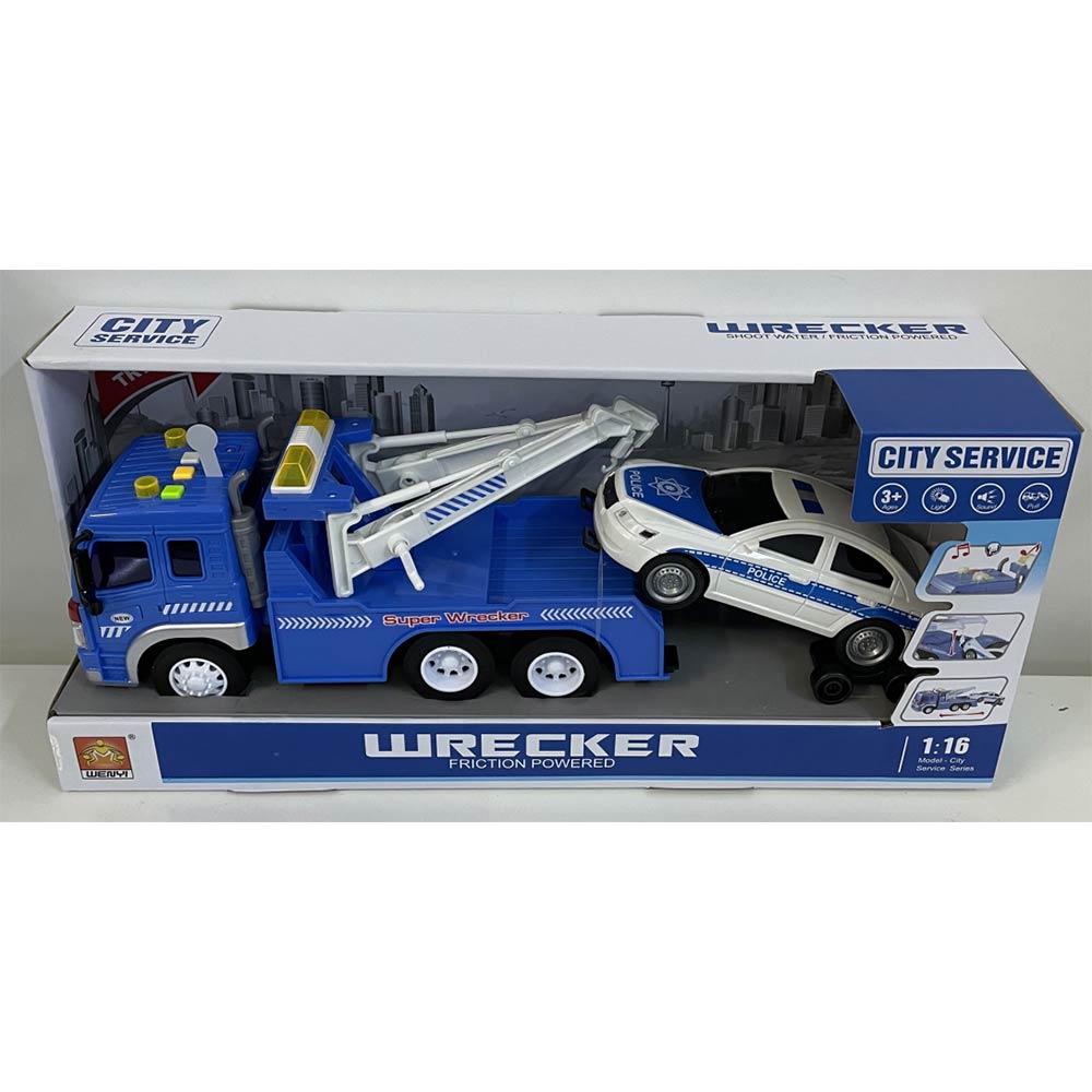 Kamion Slepa Police Sa Svijetlima I Zvukom Wenyi