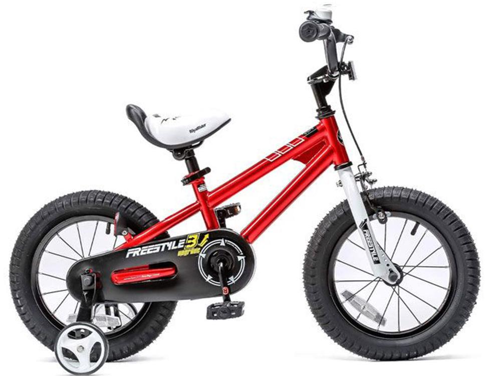 Royal Baby Bicikl za djevojčice Freestyle, 14", Crveni