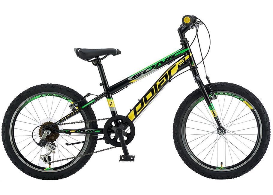 Polar Bicikl za dječake Sonic, 20", Crnožuti