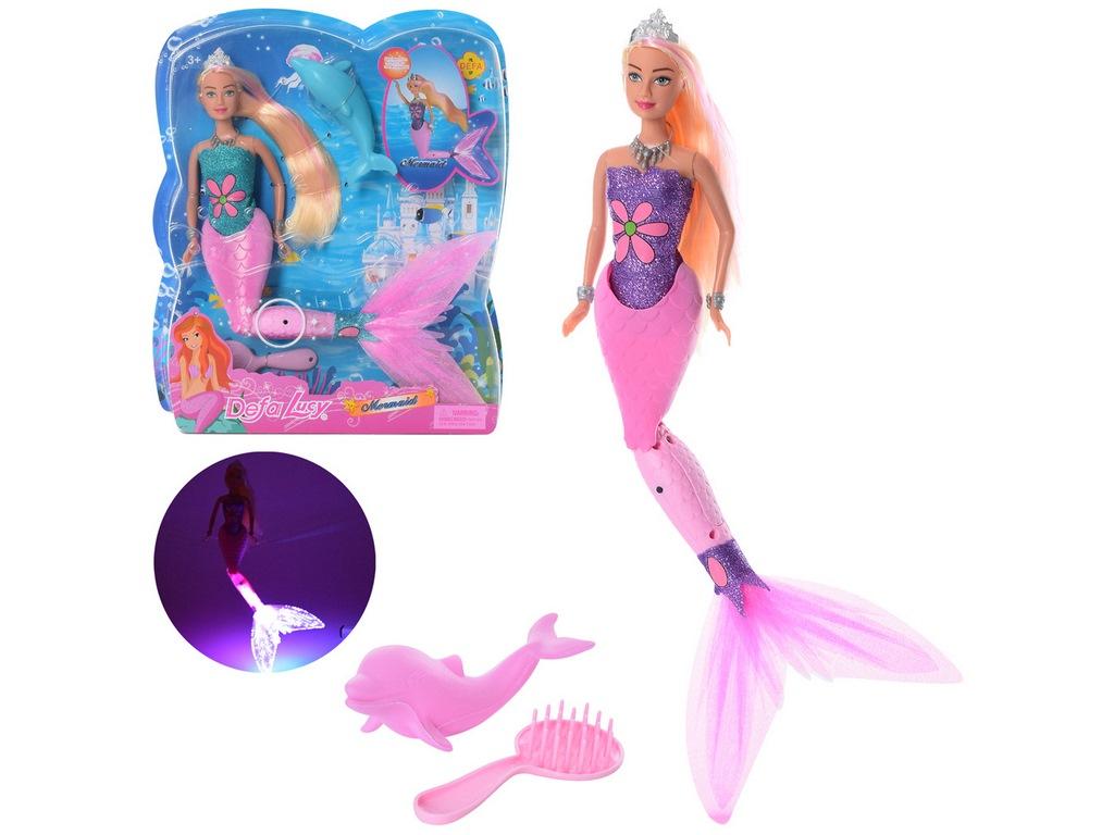 Lutka Defa Sirena Svjetleca + Delfin No.8243