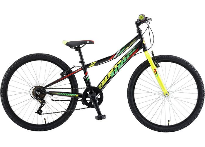 Booster Bicikl za dječake Turbo, 24", Crnozeleni