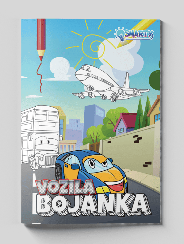 Bojanka 8 Listova-Vozila