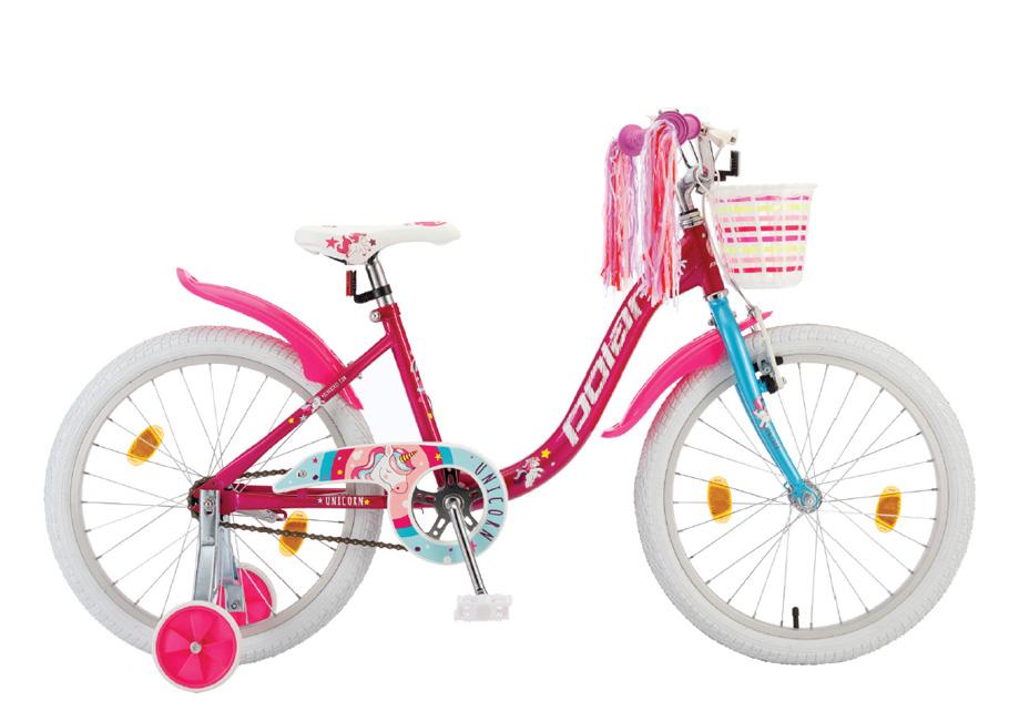 Polar Bicikl za djevojčice Junior, 20", Crveni