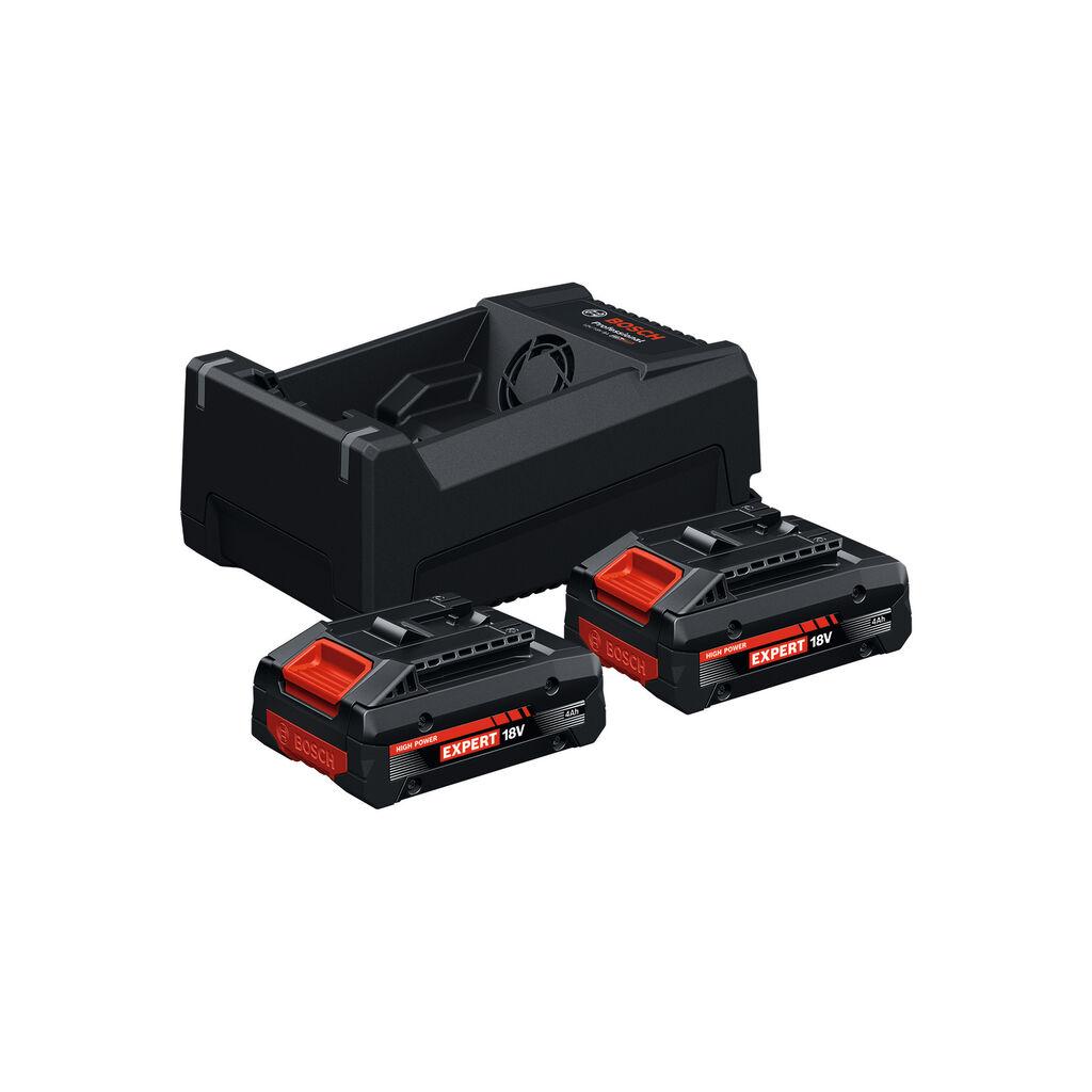 Bosch set zamjenskih baterija EXBA 18V-40, 2 komada + punjač baterija, GAL 12V/18V, 4 Ah