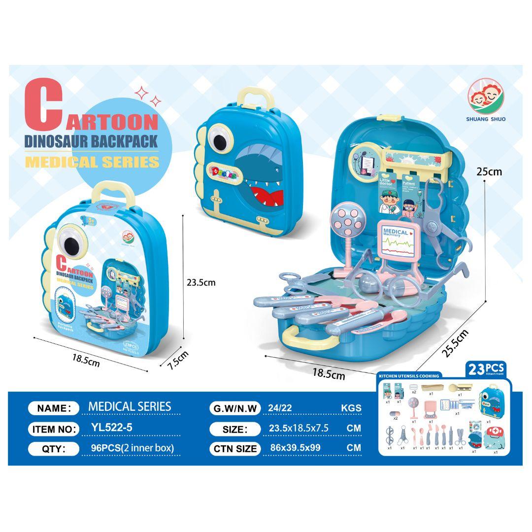 Dinosaurus Set Kofer Kit Kw634135, Plava
